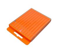 Generic Scatola Porta Punte Da Trapano, Porta Punte Da Trapano, Dispenser per Punte Da Trapano, Cassetta Degli Attrezzi, Custodia Vuota, Organizer per Punte D, 12.7cmx10.1cmx1.38cm