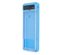 Generic Scatola portatile con serratura per telefono cellulare, in materiale ABS trasparente, con batteria integrata da 300 mAh, per la gestione del tempo con autocontrollo, studenti e adulti (blu)