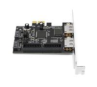 Generic Scheda Adattatore PCIe a ESATA IDE PCB Convertitore di Rete Hardware per Computer per Disco Rigido Ultra ATA 133/100/66/33 per modalità 0/1/0+1 con CD Driver, Ideale per gli Appassionati di