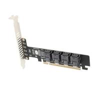 Generic Scheda Adattatore PCIE a U.2 PH49 con Indicatore LED per Trasmissione Senza Perdite Ad Alta velocità, Adattatore PCIE X16 a U.2 a 4 Porte