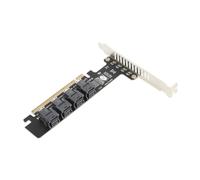 Generic Scheda Adattatore PCIE X16 a 4 Porte U.2 Espansione di Prestazioni Stabili per Accessori per Computer, Indicatore LED, Plug and Play per, Materiale PCB