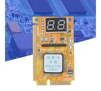 Generic Scheda di Debug Mini PCI Mini PCI-E LPC Strumento Diagnostico ABS Giallo per Forniture di Laptop e Riparazione di Computer, 1 Pezzo