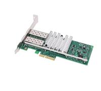 Generic Scheda di Rete in Fibra Ottica Doppia SFP da 10 Gbps, Adattatore Ethernet PCIe 2.0 X4, Scheda di Interfaccia di Rete con Chip 82599ES, Ideale per Server 7,8,10 e CentOS RHEL
