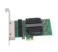 Generic Scheda di Rete PCI Express X1 a 4 Porte con Chip 82571, modalità a Risparmio Energetico e Sincronizzazione Precisa 'ora, affidabilità a Lungo Termine per il Funzionamento Continuo
