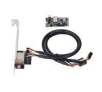 Generic Scheda di Rete PCIe M.2 B M Key, Fast Ethernet e Struttura Robusta, 1000Mbps per Utenti Desktop, comodità Plug and Play con Metallo e PCB