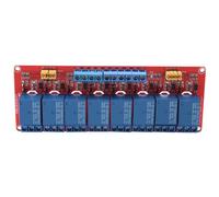 Generic Scheda Modulo relè Accoppiatore Ottico a 8 Actuator Alto Basso Forte Guida 5 V 12 V 24 per L'automazione Industriale Elettronica per la Casa (5V)