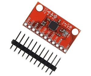 Generic Scheda Modulo Sensore MPU-9150 con Tracciamento del Movimento Multiasse con Campo Magnetico Accelerometro Giroscopio per Robotica e Didattica, Include Resistori Pull-up e Ponticelli di