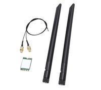 Generic Scheda Wireless WiFi 6E Tripla Banda Doppia Antenna per e 10 11 a 64 Bit o Adattatore di Rete PCI 2.4G 5G 6G per PC