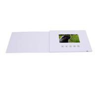 Generic Schermo LCD da 5 Pollici, Brochure Video HD 720p, Rapporto di Immagine 4: 3, Cartolina di Auguri Creativa per Copertina Bianca, Altoparlanti, Memoria di 128 M, Interfaccia di