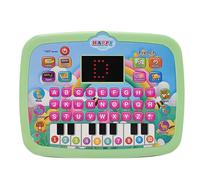 Generic Schermo LED Macchina per L'apprendimento del Francese Giocattolo Interattivo per la Prima Educazione dei Bambini, Plastica, 18x24x2 Cm (GREEN)