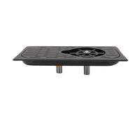 Generic Sciacquatrice per Brocca in Acciaio Inossidabile con Vaschetta Raccogligocce Lavaggio Efficiente per Uso Bar 1 Pezzo (BLACK)