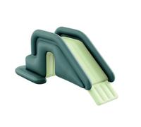 Generic Scivolo Gonfiabile Dal Design Pratico. Base Stabile E Riempibile D'acqua, Realizzata in PVC. Scivolo Da Arrampicata Allungato per Bambini con Area, Verde, Taglia unica