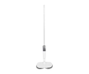 Generic Scopa Elettrica con Spruzzo D'acqua Pulizia Efficiente per Casa e Ufficio ABS Bianco Multifunzionale