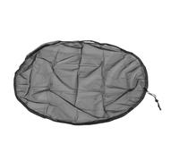 Generic Secchio Antipioggia Copertura in Rete Rete Antistrappo Leggera per Raccolta Acqua con Coulisse per Foglie Detriti per Giardini Esterni Fibra di Poliestere Nera 37,4 Pollici