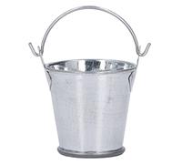 Generic Secchio in Ferro per Casa delle Bambole, Squisito Giocattolo di Simulazione in Miniatura per Decorazioni da Giardino, 2 Accessori per Casa delle Bambole Fai-da-te, Adatto a Bambini di età