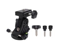 Generic Sede di Aggiustamento della Latitudine, Base in Lega di Alluminio a 90 Gradi, Cuneo Equatoriale del Filo da 3/8 Pollici per Fotografia di Telescopio Ad Astronomia (BLACK)
