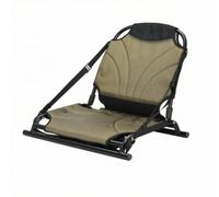 Generic Sedile Kayak Pieghevole Seduta Barca Sedile Canoa Schienale Imbottito Alto Supporti Laterali Contenitivi Mesh Traspirante Telaio in Alluminio Leggero