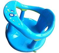Generic Seggiolino per Vasca da Bagno Seggiolino da Bagnetto per Neonati Supporto per Bagnetto con 4 Ventose e Schienale per il Bagno Seduto 6-18 Mesi Fino a 25 Kg (Blu)