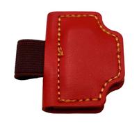 Generic Segnalibro con Portapenne, Clip per Segnalibro, Clip per Segnalibro in Pelle PU per La Casa, Diario Giornaliero per Donne, Uomini E Insegnanti, Profondo Rosso