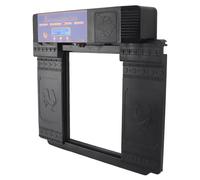 Generic Sensore di Luce Sicuro per Porta Automatica Solare Premium per Pollaio Multi modalità 260x200mm per Anatre Oggetti applicabili: Pollo, Anatra, Oca (BLACK)