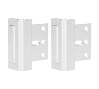 Generic Serratura di Rinforzo per Porta Ad Alta Sicurezza 2 Pezzi 800 Libbre Design a Prova di Bambino Ideale per la Casa e i Bambini in Lega di Alluminio