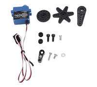 Generic Servo Digitale RC da 3 Pezzi 7KG con Ingranaggi in Metallo per un Controllo Migliorato nel Crawler SCX10 III Scala 1/10 - Lega Impermeabile IP66