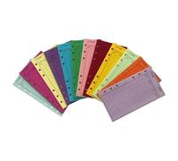 Generic Set 12 Buste per Contanti e Spese in Carta Colorata, Fogli per Tracciamento Budget, Copertine di Bilancio Leggere per Casa, Ufficio e Scuola