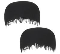 Generic Set 2 Pettini per Attaccatura Capelli in Plastica Scudo Protettivo, Applicatore per Fibre Capillari, Strumento per Valorizzare Chioma Diradata e Ottimizzare il Contorno Frontale,