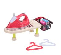 Generic Set Asse da Stiro Giocattolo, Set da Gioco per Lavanderia Finta Alimentato a Batteria per Bambini, Giocattolo di Ruolo con funzionalità Elettrica, Incoraggia la Simulazione delle Faccende