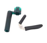 Generic Set Avvolgicorde e Taglierino per Chitarra, Strumento Multifunzionale Durevole per Chitarra Basso Mandolino Banjo Ukulele con Eccellente Struttura in Metallo e Plastica (I14 Nero e Verde)