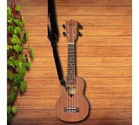 Generic Set Combinato Essenziale Ukulele 4 in 1 per Appassionati di Musica con Tracolla Regolabile, Capotasto, Scuotitore di Sabbia e Corde per Suonare e Trasportare Comodamente