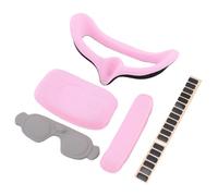 Generic Set Coprilente e Imbottitura per il Viso, Imbottitura in Spugna e Schiuma per Occhiali Avata 2 3, Protezione Dalla Luce Resistente Al Sudore Confortevole con Copertura Protettiva per (PINK)