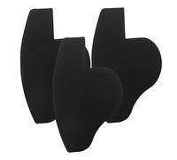 Generic Set da 3 Schede per Modellare l'Attaccatura dei Chioma Maschile Strumento per Modellare la Barba Guida per Applicazione su Fibre Capillari per Uso Professionale e Fai da Te