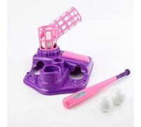 Generic Set da Baseball con Lanciatore Multicolore Battitore a Sicuro Giocattolo Sportivo per Giardino, Allenamento Coordinazione, color to 3, Modello 6888-3B, Lanciatore Di Palline Da Baseball