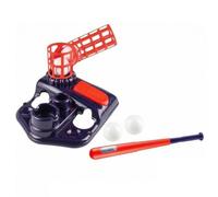Generic Set da Baseball con Lanciatore Multicolore Battitore a Sicuro Giocattolo Sportivo per Giardino, Allenamento Coordinazione, color to 4, Modello 6888-3A, Lanciatore Di Palline Da Baseball