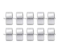 Generic Set di 10 Pesi con Gancio in Metallo da 50 G con Anello per Strumenti Didattici Sperimentali di Fisica della Scuola Secondaria Tecnica
