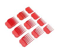 Generic Set di 10 Pettini Guida Professionali per Tagliacapelli di Varie Dimensioni per un Taglio Facile dei Capelli a Casa o in Salone
