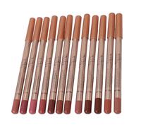 Generic Set di 12 Matite per Labbra, Matite per Labbra Opache Lisce Come la Seta con Punta Fine per un Contorno Preciso, Matita per Rossetto a Lunga Tenuta Resistente All'acqua