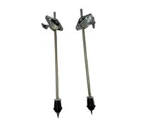 Generic Set di 2 Gambe di Supporto per Grancassa per Attrezzature a Percussione, 37 cm