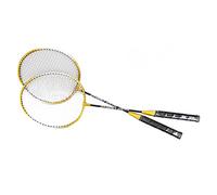 Generic Set di 2 Racchette da Badminton, Racchette da Badminton Leggere in Lega di Ferro per un Rapido Ritorno per il Parco Giochi All'aperto in Palestra