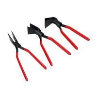Generic Set di 3 Pinze per Piegare Lamiere, Cucitrici Manuali Ergonomiche di Precisione per Progetti HVAC, Lavorazione Domestica dei Metalli, Larghezza della Ganascia da 60 Mm