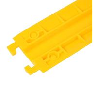 Generic Set di 3 Protezioni per Cavi in gomma per Dissuasori di velocità, per la Sicurezza Stradale e la Gestione dei Cavi, 95 X 13 X 1,6 Cm (YELLOW)