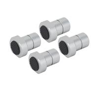 Generic Set di 4 Cani da Banco da 20 Mm con Cuscinetto Antiscivolo in Alluminio Leggero per il Bloccaggio del Tavolo per la Lavorazione del Legno