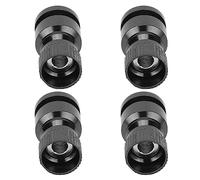Generic Set di 4 Localizzatori di Fori per Scocca RC in Lega di Alluminio Resistente per il Posizionamento Accurato della Scocca Dell'auto Telecomandata in PC PVC (BLACK)