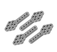 Generic Set di 4 Piastre di Montaggio per Ammortizzatore per Auto RC Regolabili per Design in Metallo Cingolato 1/10 (Di)