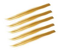 Generic Set di 5 Fermagli per Capelli Colorati Colorati, Extension per Capelli Lunghi e Lisci per Donna, Adatti per i Momenti Salienti dei per Feste Cosplay, Lunghezza Parrucca 21,7 Pollici, per