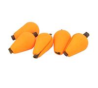 Generic Set di 5 Indicatori di Attacco da Pesca in Schiuma a Goccia di Grandi Dimensioni per il Controllo Dell'assetto Nelle Acque di Pesca a Mosca, Leggero e Portatile (ORANGE)
