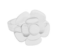 Generic Set di 50 Anelli per Display per Unghie, Punte per Unghie con Fiore e Farfalla Alla Moda, per la Pratica della Nail Art e L'organizzazione del Colore dello Smalto Gel, Realizzato in ABS