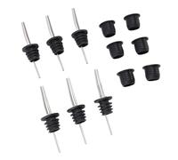 Generic Set di 6 Beccucci per Bottiglie di Liquore e Set di Adattatori Versatori per Collo in Acciaio Inossidabile Facili da Pulire per Liquidi Freschi