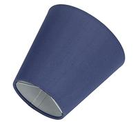 Generic Set di 6 Paralumi in Tessuto E14 Buona Trasmissione della Luce Design Moderno per Lampade da Tavolo e da Terra 3,7" Superiore 5,5" Inferiore (A3 02 Blu scuro)